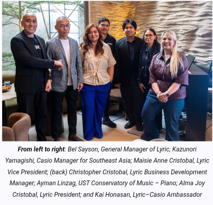 Musical retail Lyric partners with Casio Musical retail Lyric partners with Casio