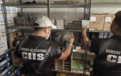 Mga smuggled na vape, nasabat sa San Pedro City