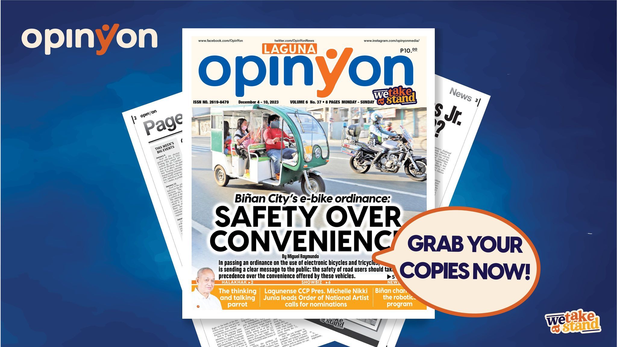 Biñan City’s e-bike ordinance: Safety over convenience.