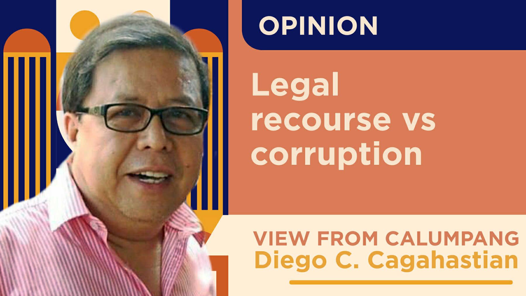 Legal recourse vs corruption