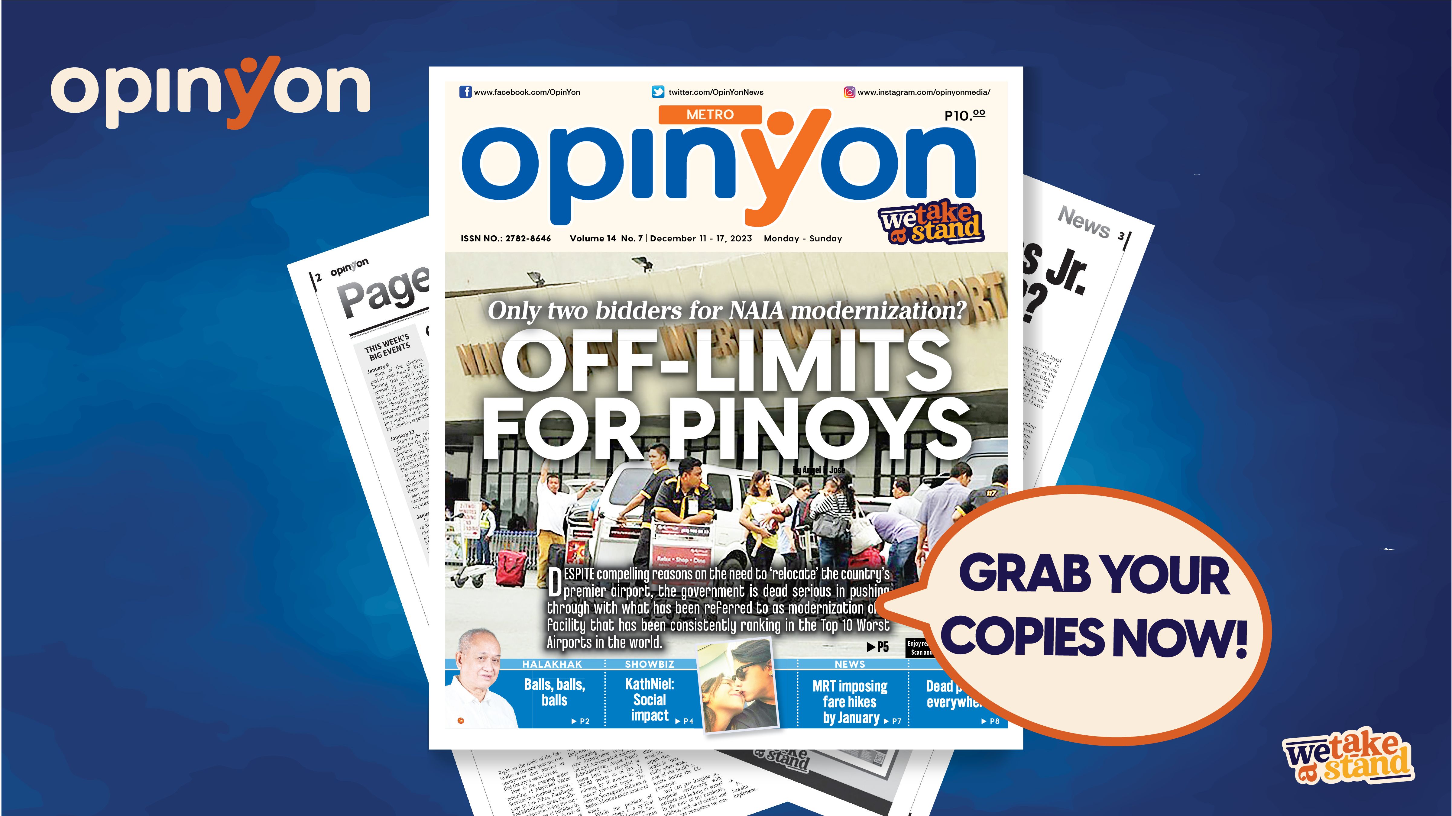 OFF-LIMITS FOR PINOYS