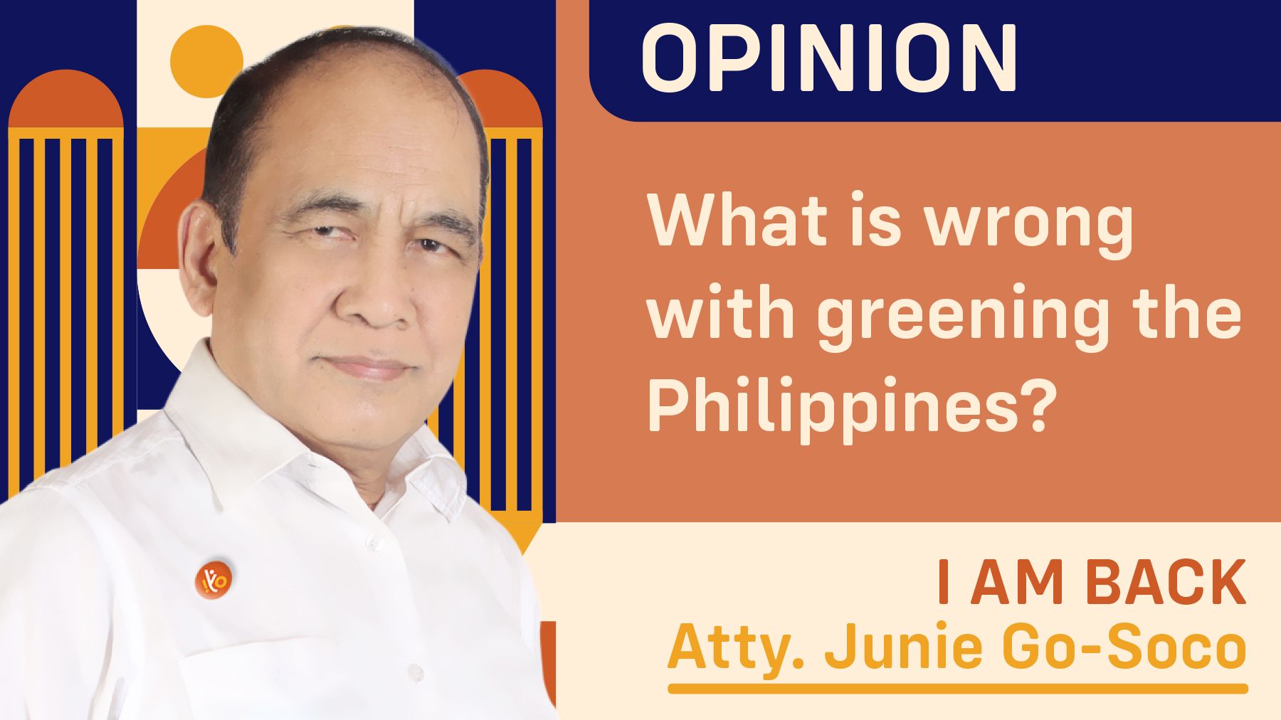 What is wrong with greening the Philippines?