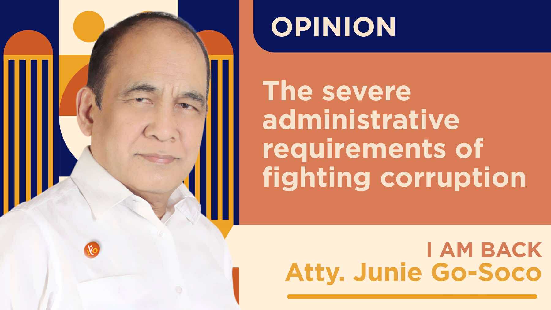 The severe administrative requirements corruption of fighting 