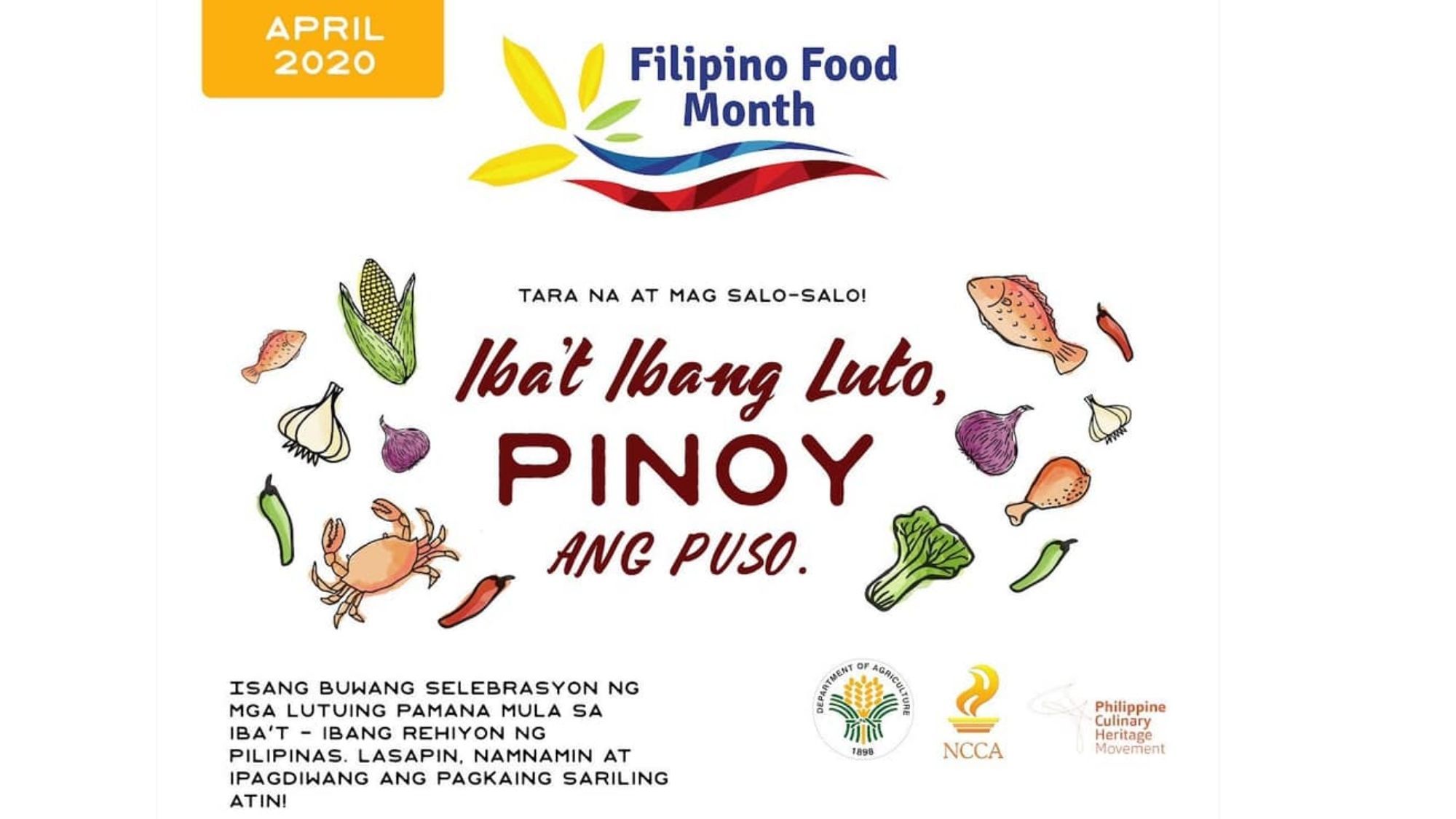 Join and enjoy virtual celebration of Filipino Food Month 2021!