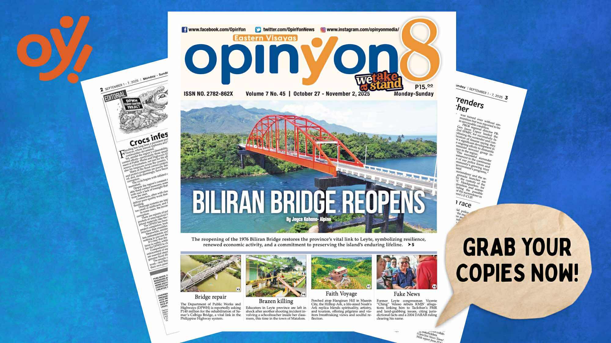 Biliran Bridge Reopens
