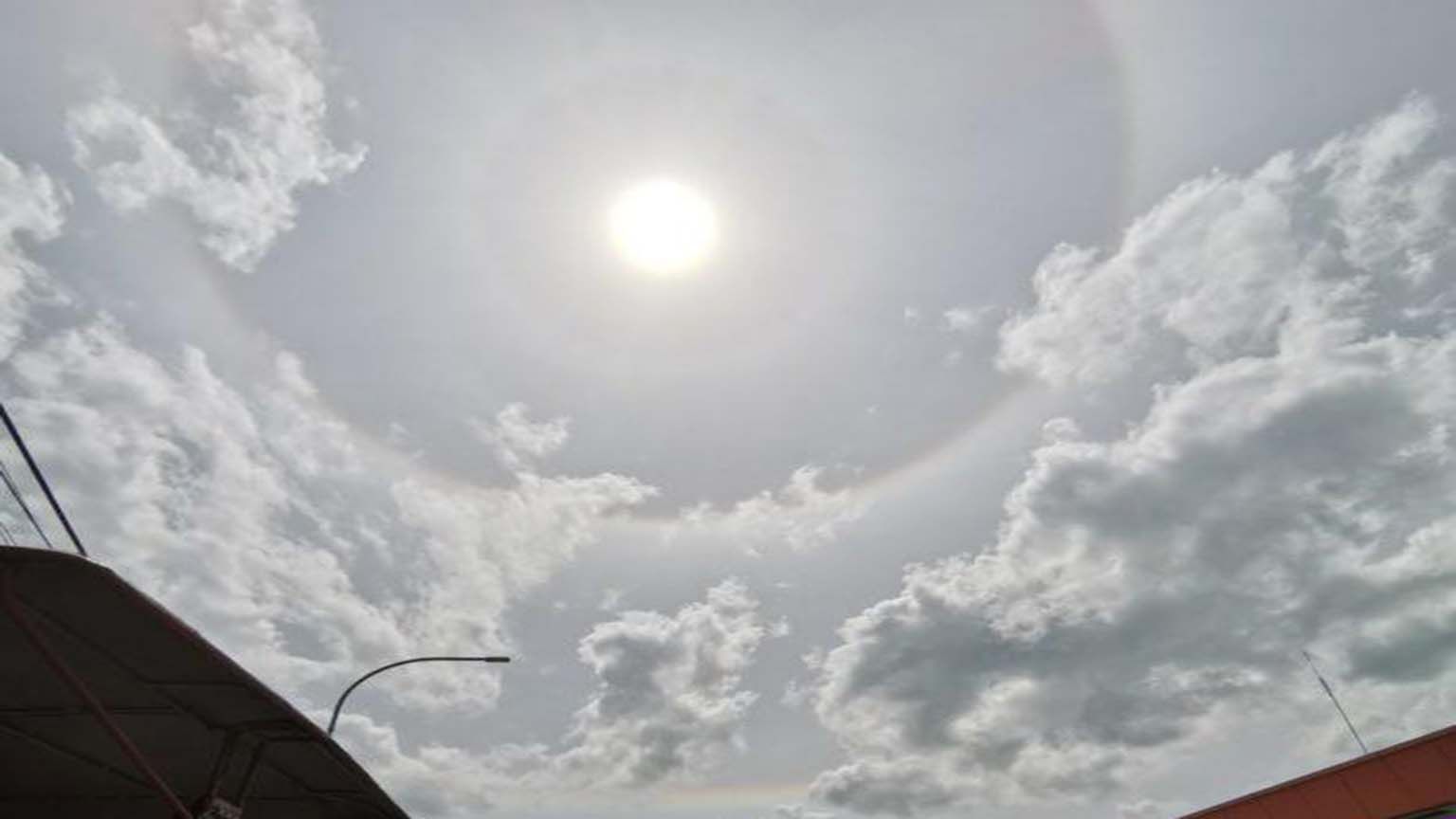 Bad omen or UFO Sun ‘halo’ phenomenon spotted in Bohol photo from Trendingph.net
