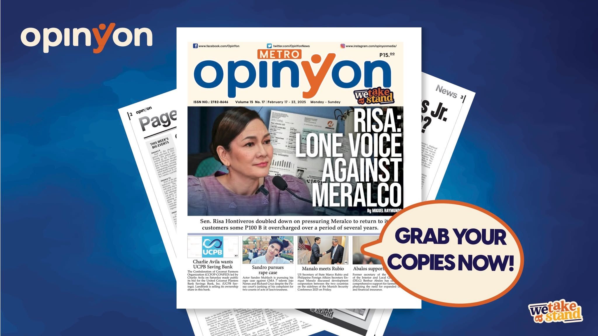 Risa:  Lone voice against Meralco 