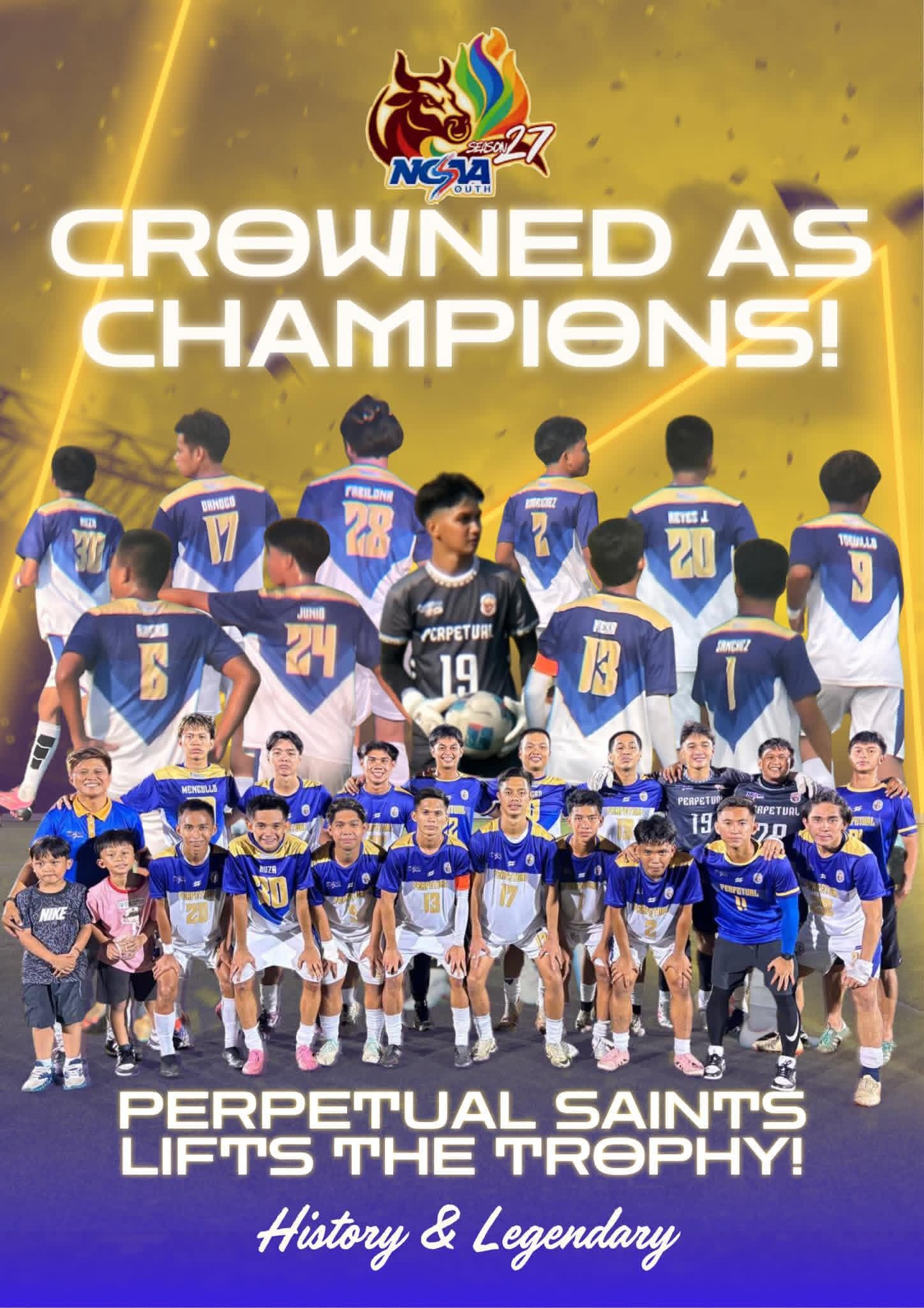 UPHSL, kampeon sa NCAA South Season 27 Football Finals