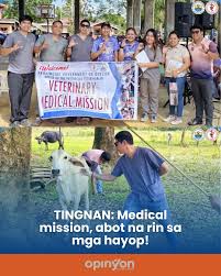 Medical mission, abot na rin sa mga hayop