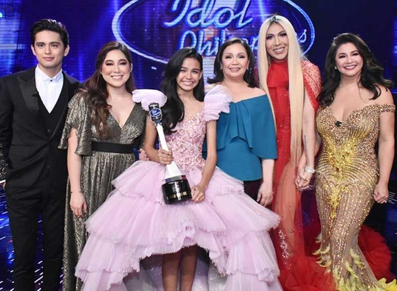 Zephanie Dimaranan with Idol Philippines Judges and Ms. Cory Vidanes