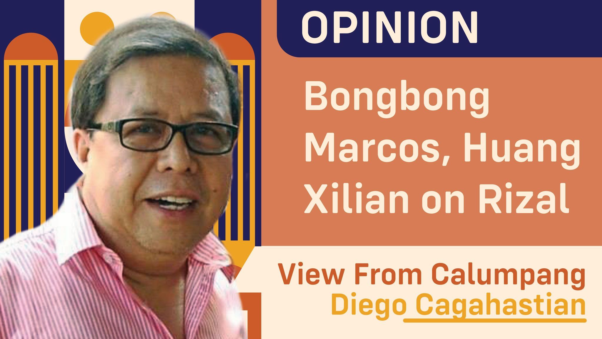 Bongbong Marcos, Huang Xilian on Rizal