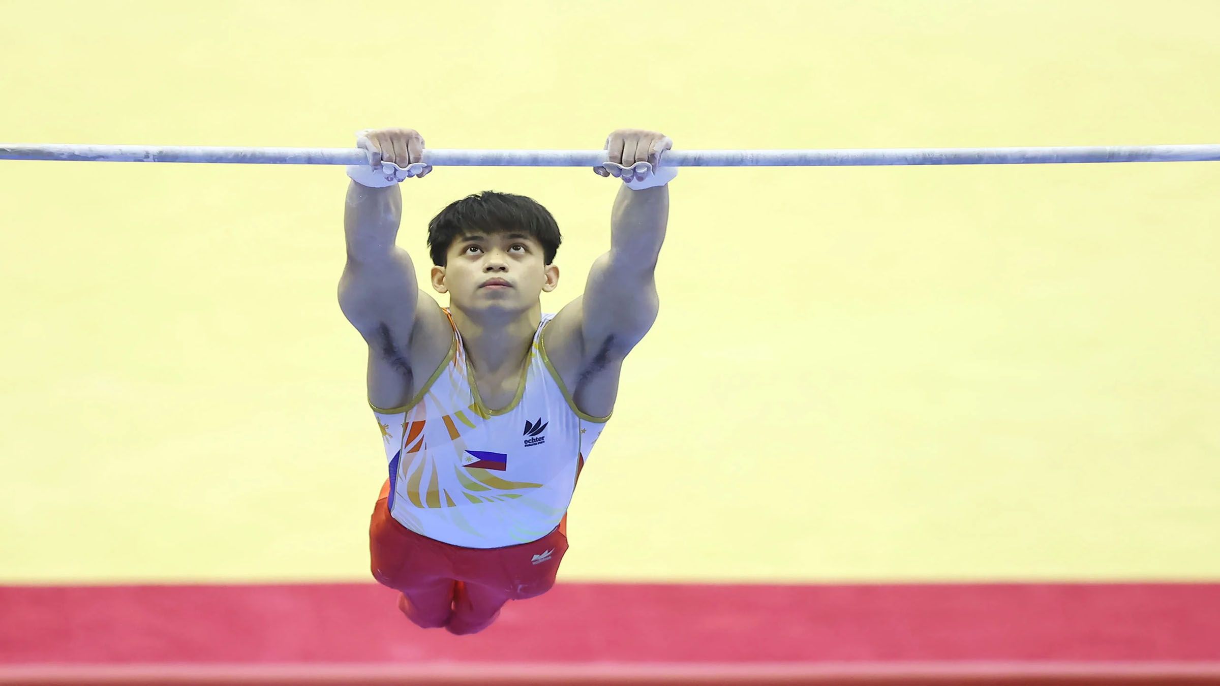 Gymnast Carlos Yulo prepares for Liverpool