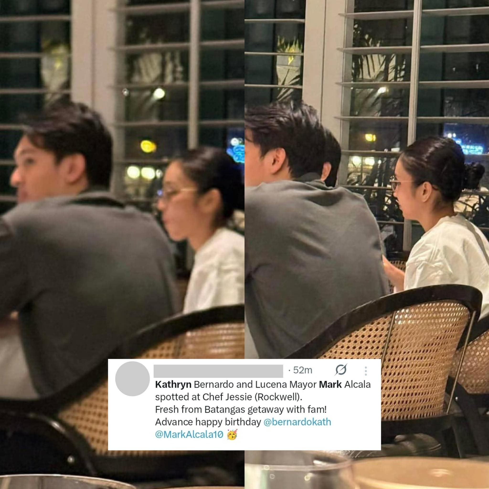 Spotted: Kathryn Bernardo and Lucena Mayor Mark Alcala at Rockwell? 