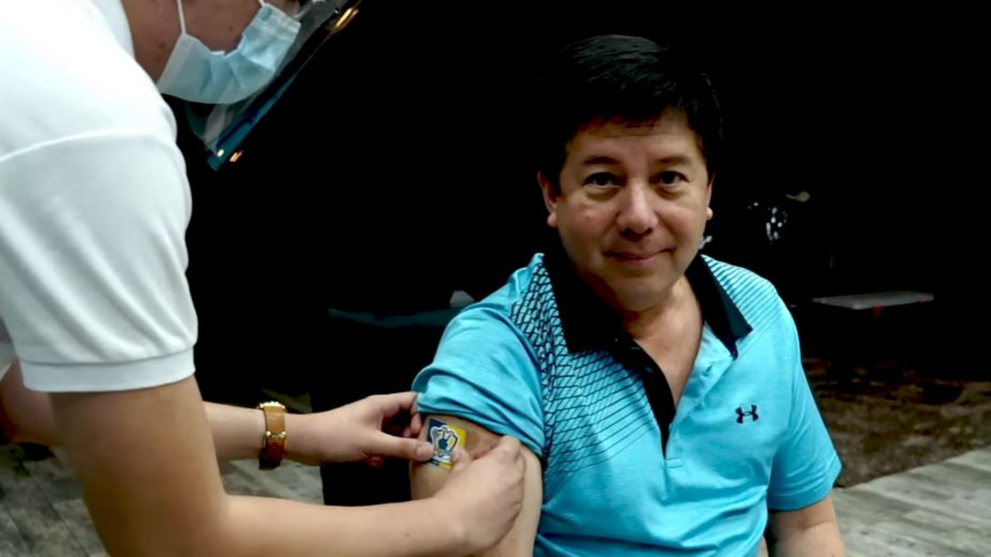 Tacloban City Mayor Alfred Romualdez is now vaccinated