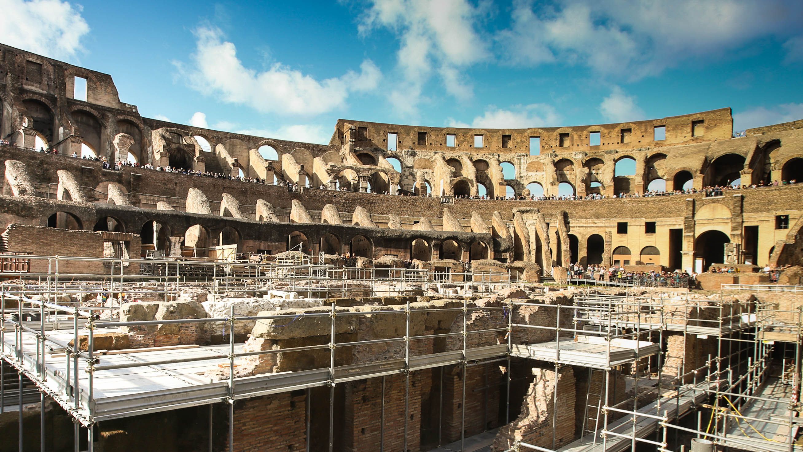 Rome’s Colosseum opens underground ‘backstage’ after restoration