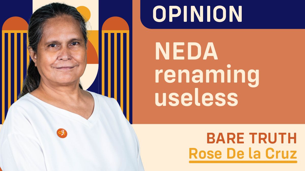 NEDA renaming useless