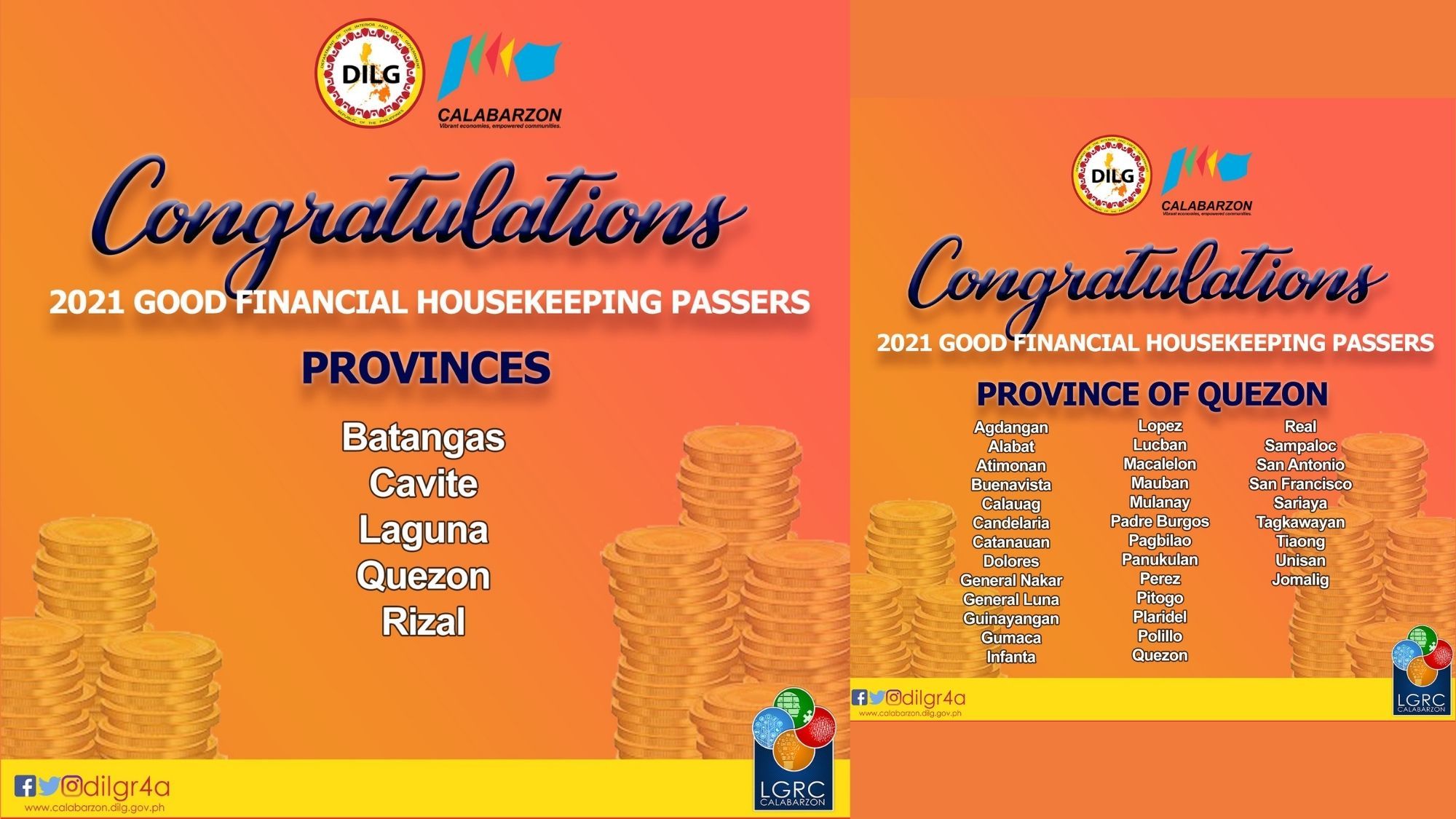 Quezon province earns ‘Seal of Good Housekeeping’