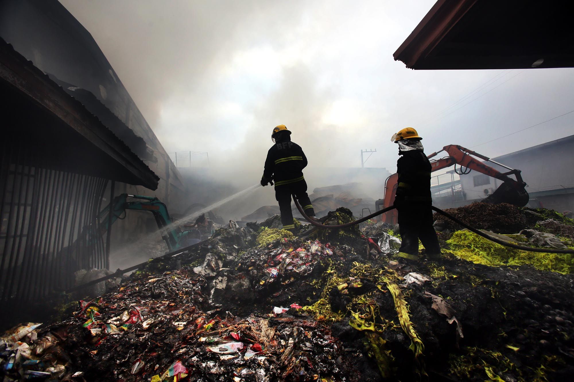 Fire Hits Plastic Waste Facility