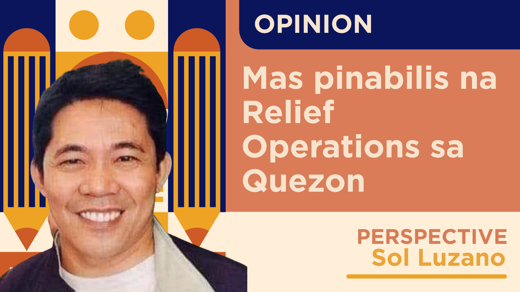 Mas pinabilis na  Relief Operations sa Quezon