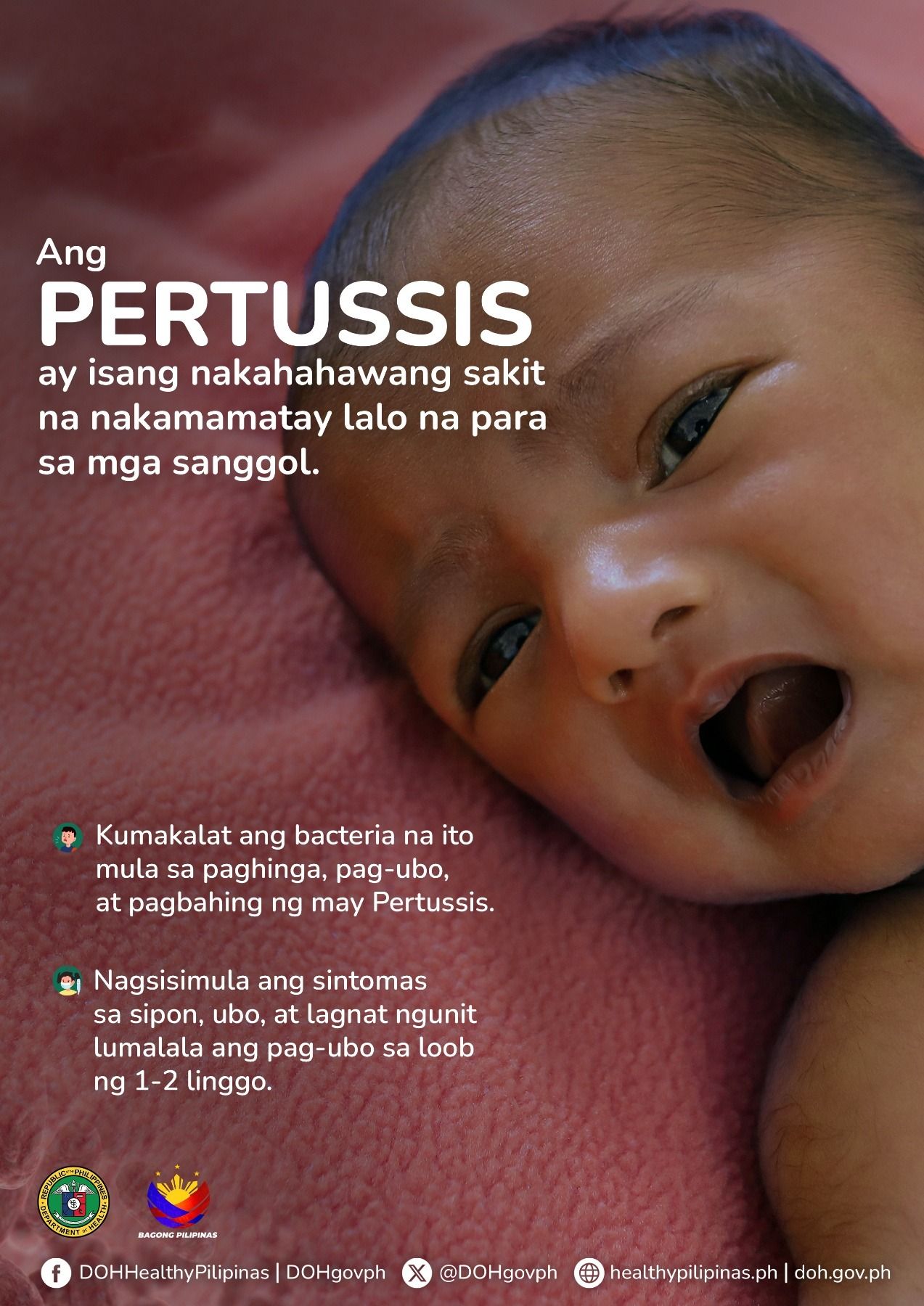 5 suspected pertussis cases reported in EV