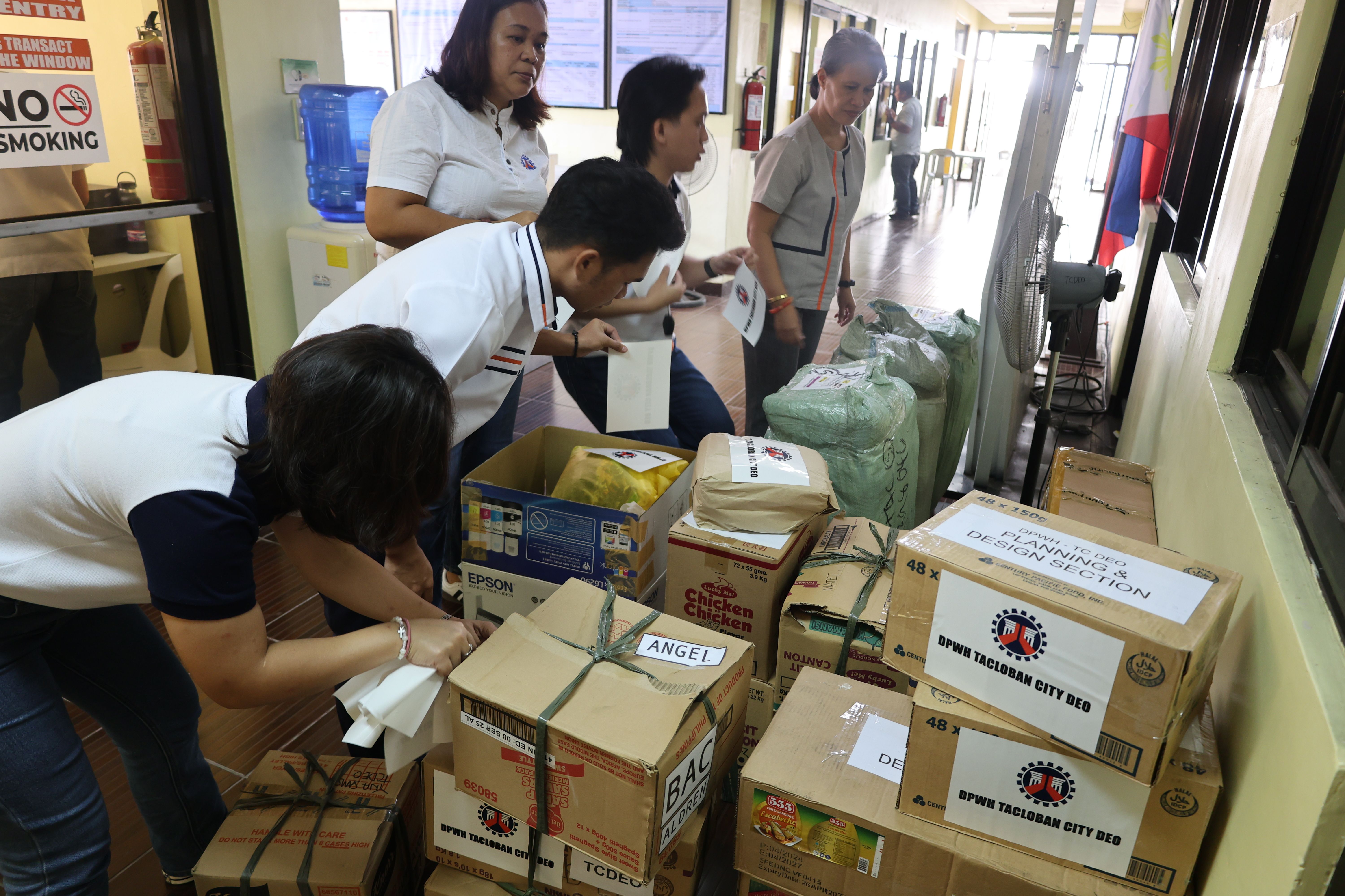 TCDEO EXTENDS AID TO TYPHOON KRISTINE VICTIMS