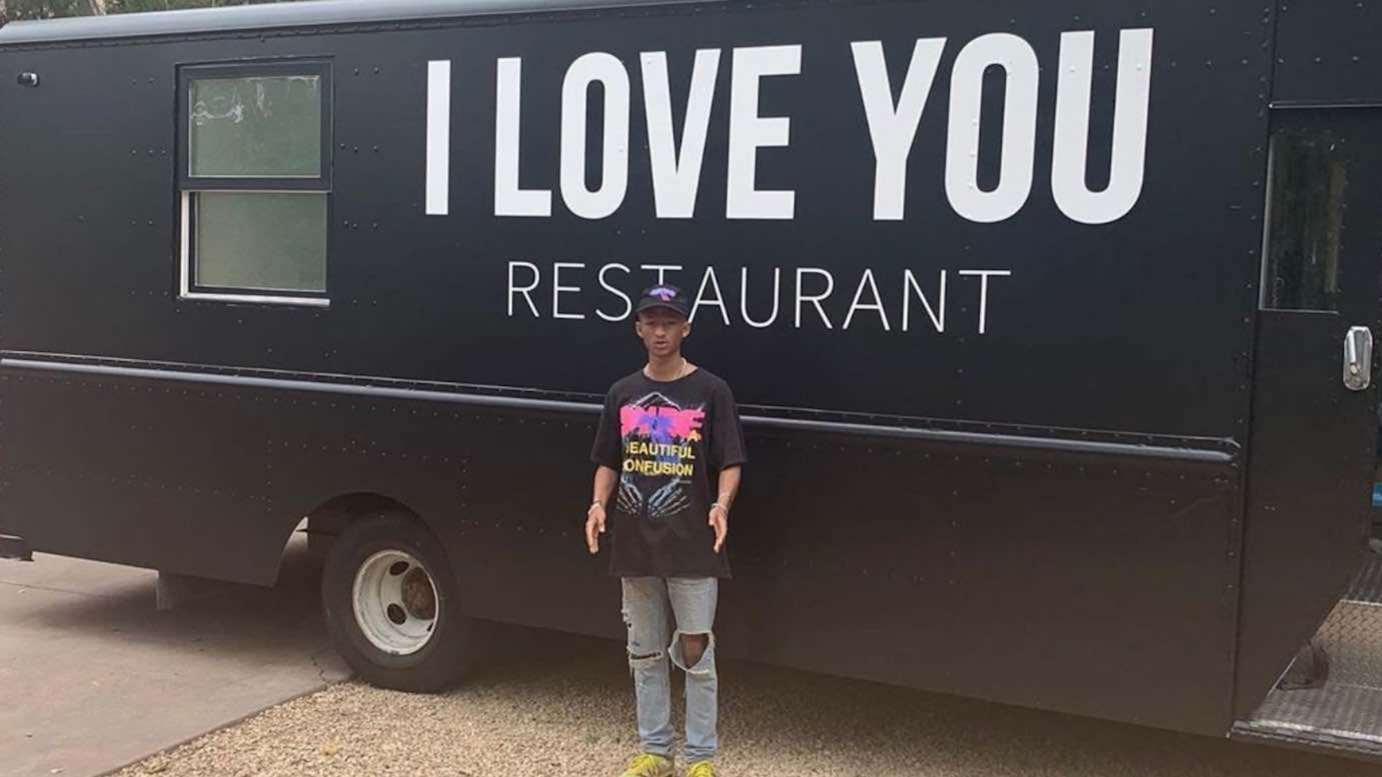 Philanthropist Jaden spreads love through food trucks 