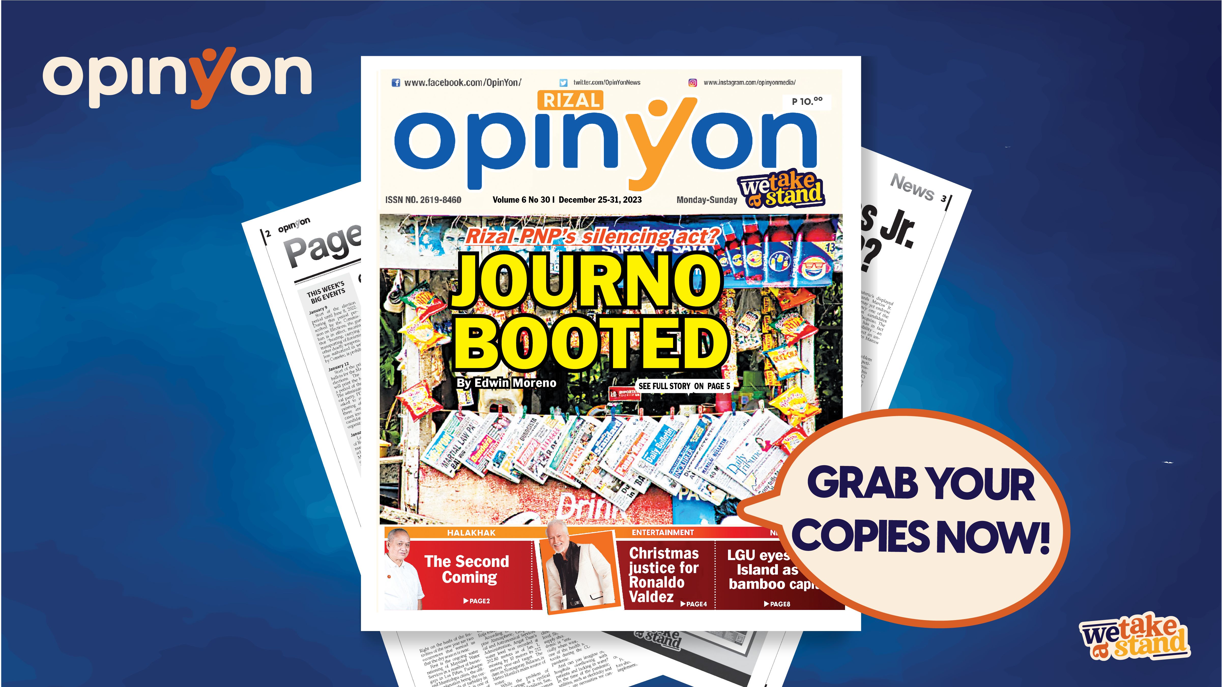 JOURNO BOOTED