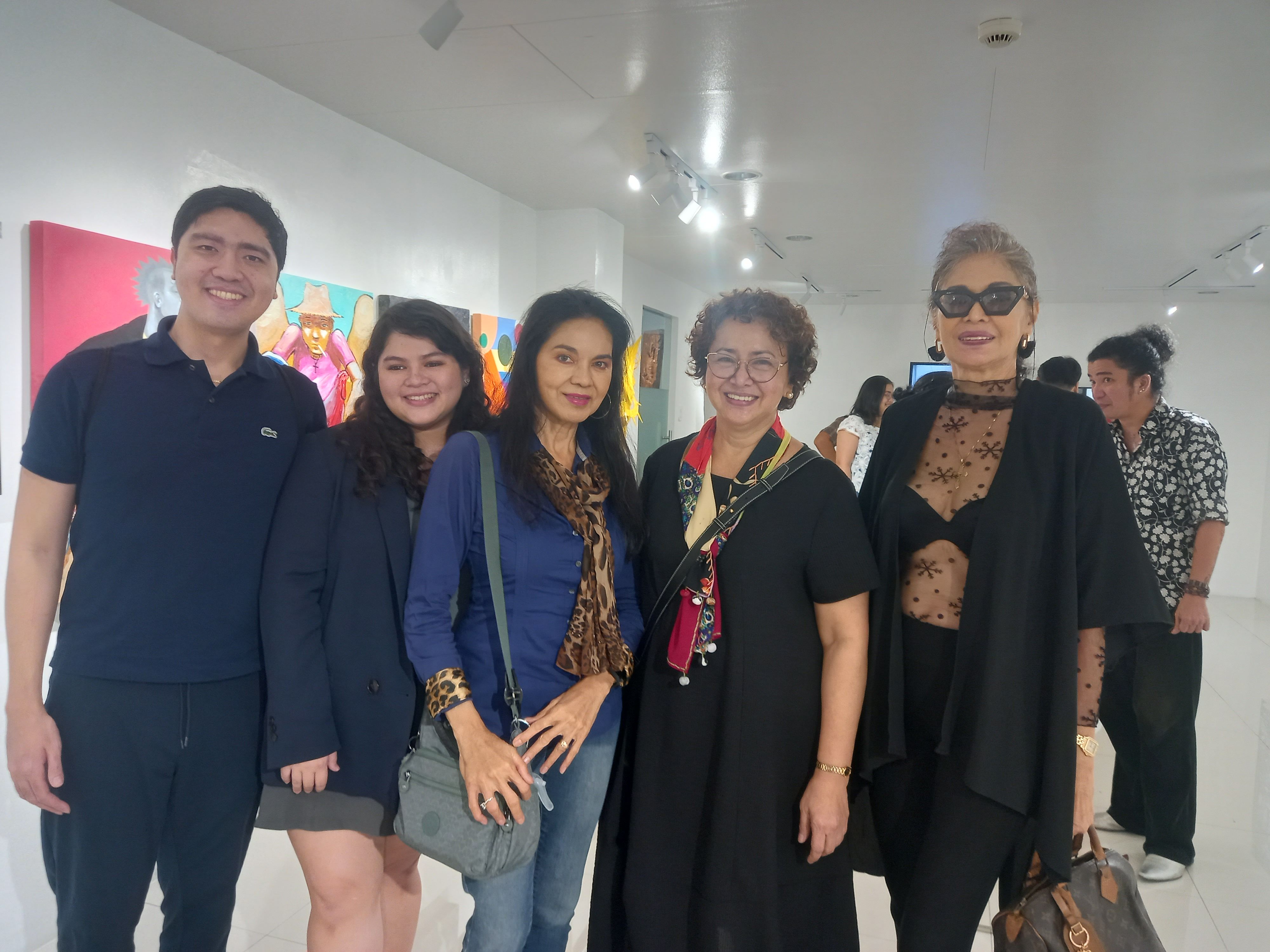 Art exhibit turns into family event for Maria Isabel Lopez