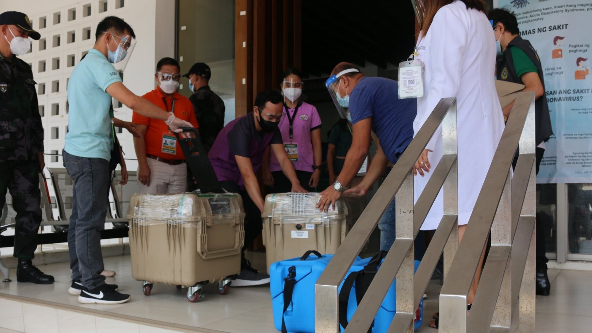 COVID-19 Vaccines Arrive In Tacloban City
