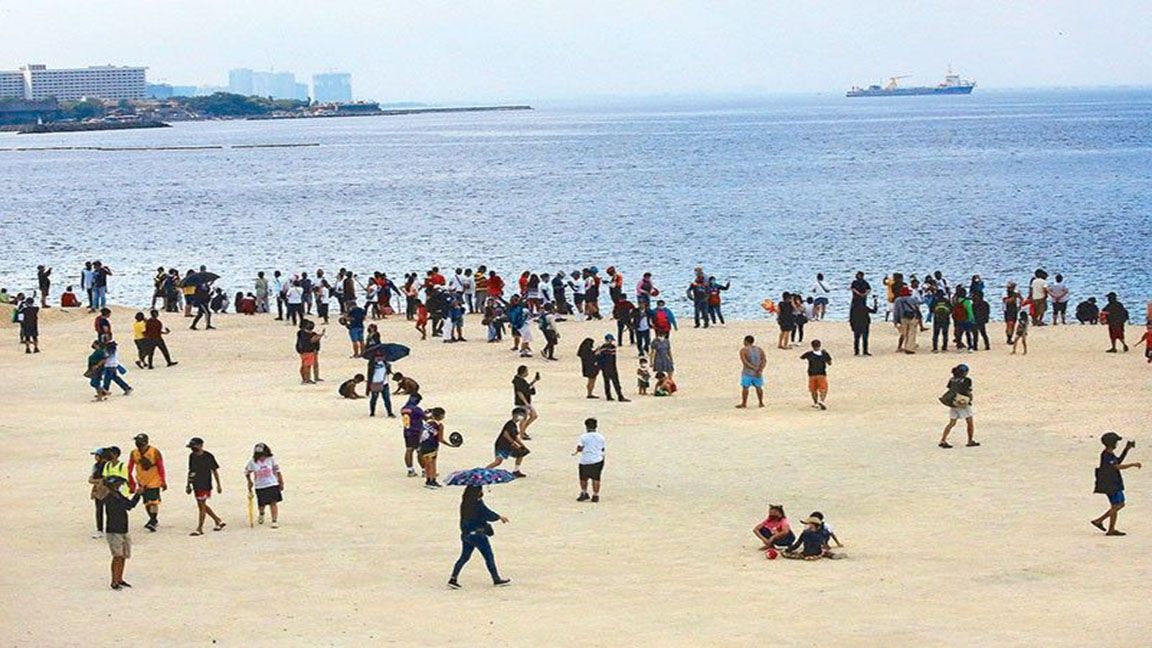 Sorry folks! DENR says Manila Bay's water quality improvement prioritized before Dolomite Beach reopening photo Philippine Star
