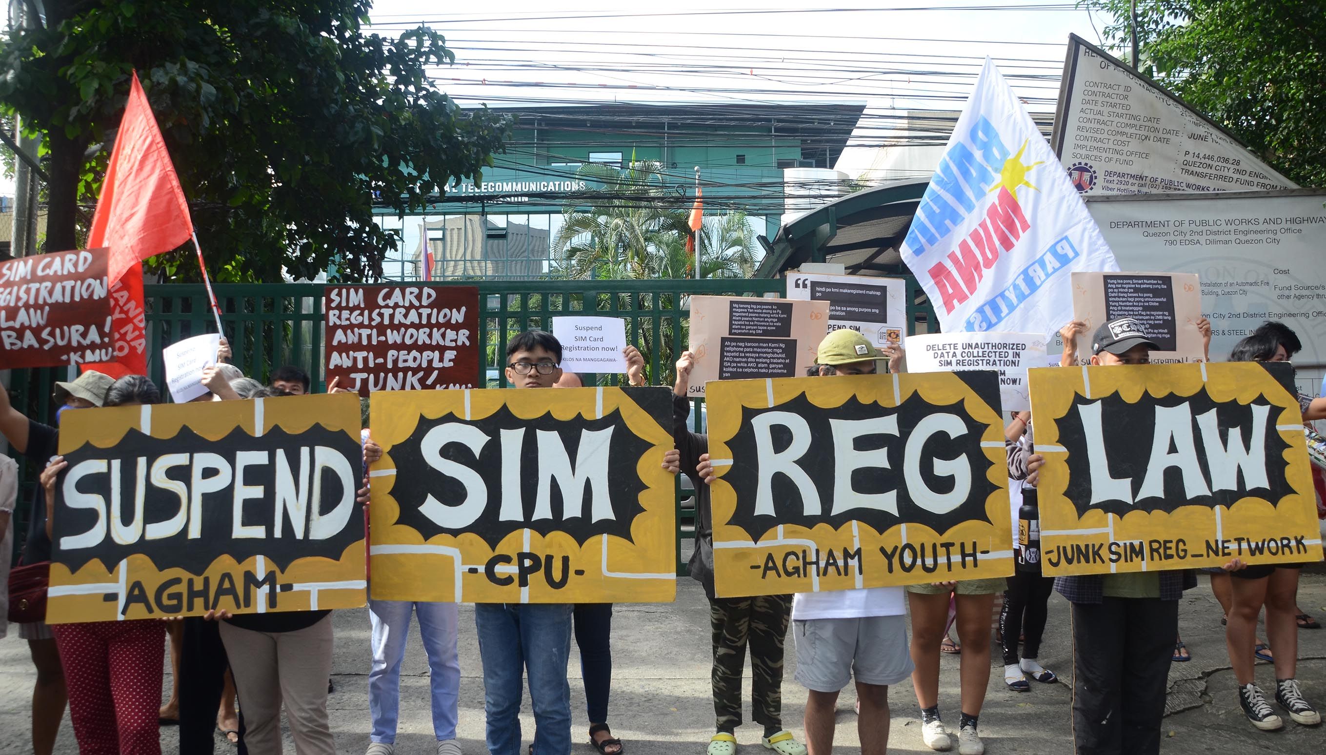 Groups call for suspension of SIM Card Registration Law Danny QUerubin