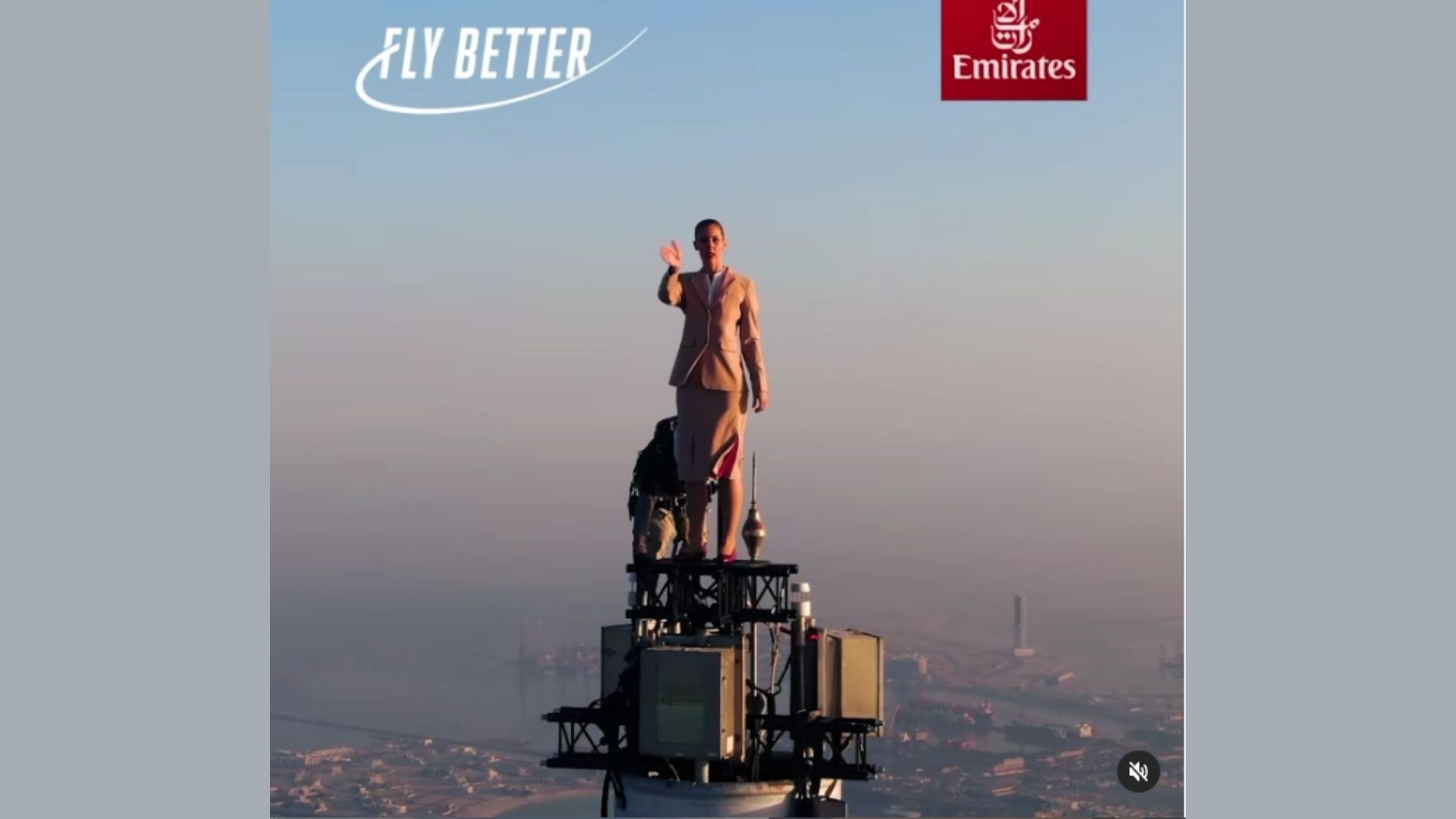 Emirates shares proof of ‘highest ad in the world’ photo from @emirates