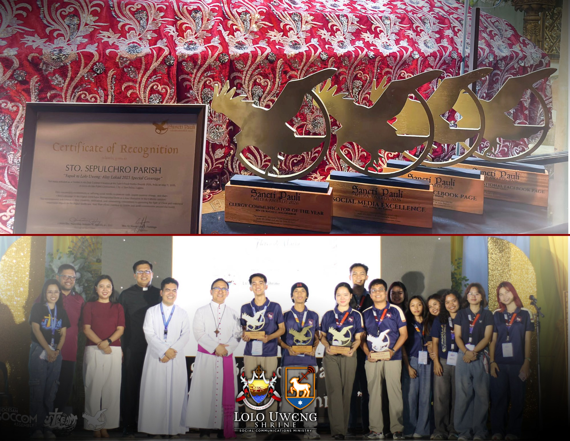 Lolo Uweng Shrine, ginawaran sa 1st Sancti Pauli Media Awards