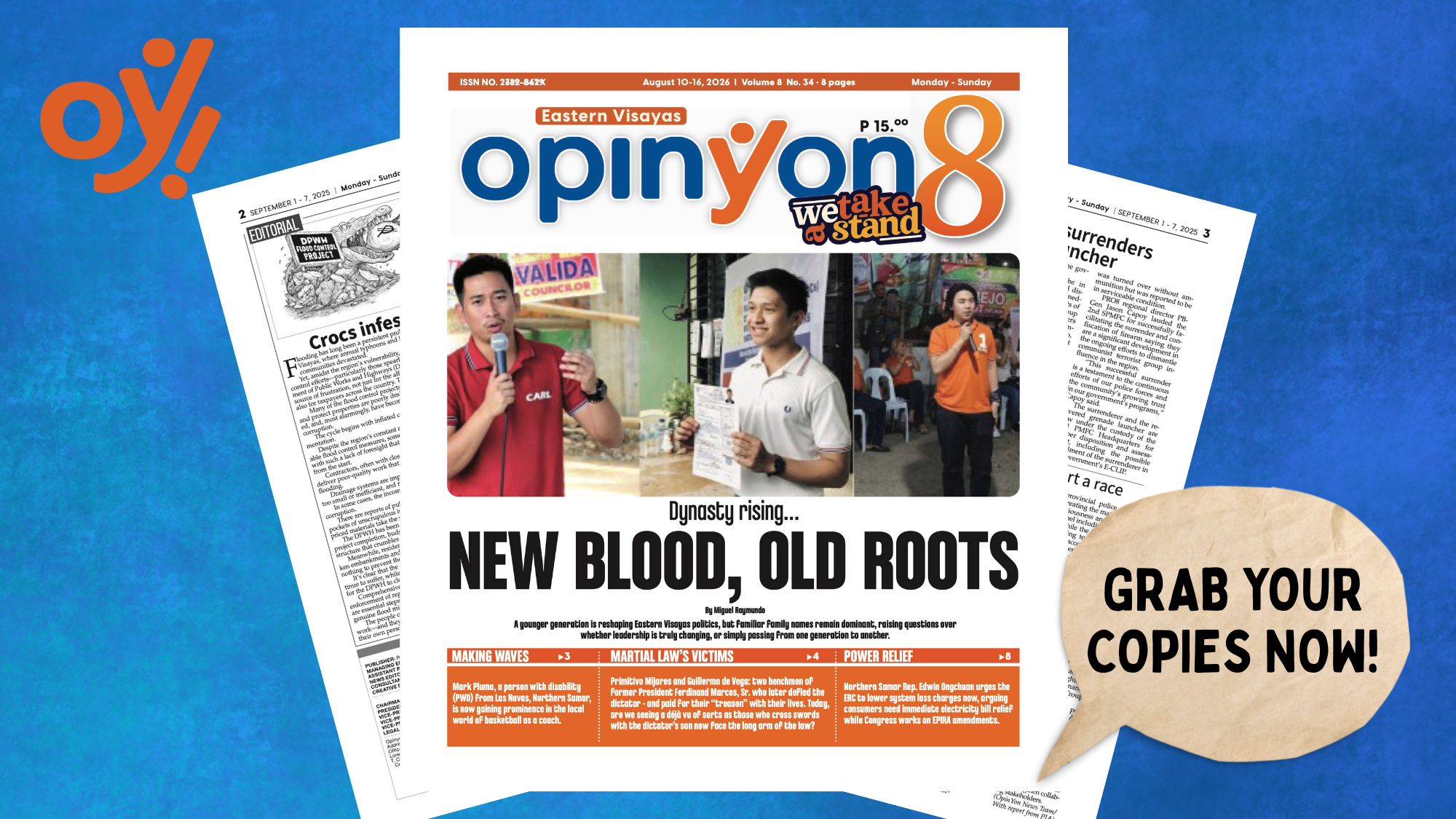 NEW BLOOD, OLD ROOTS