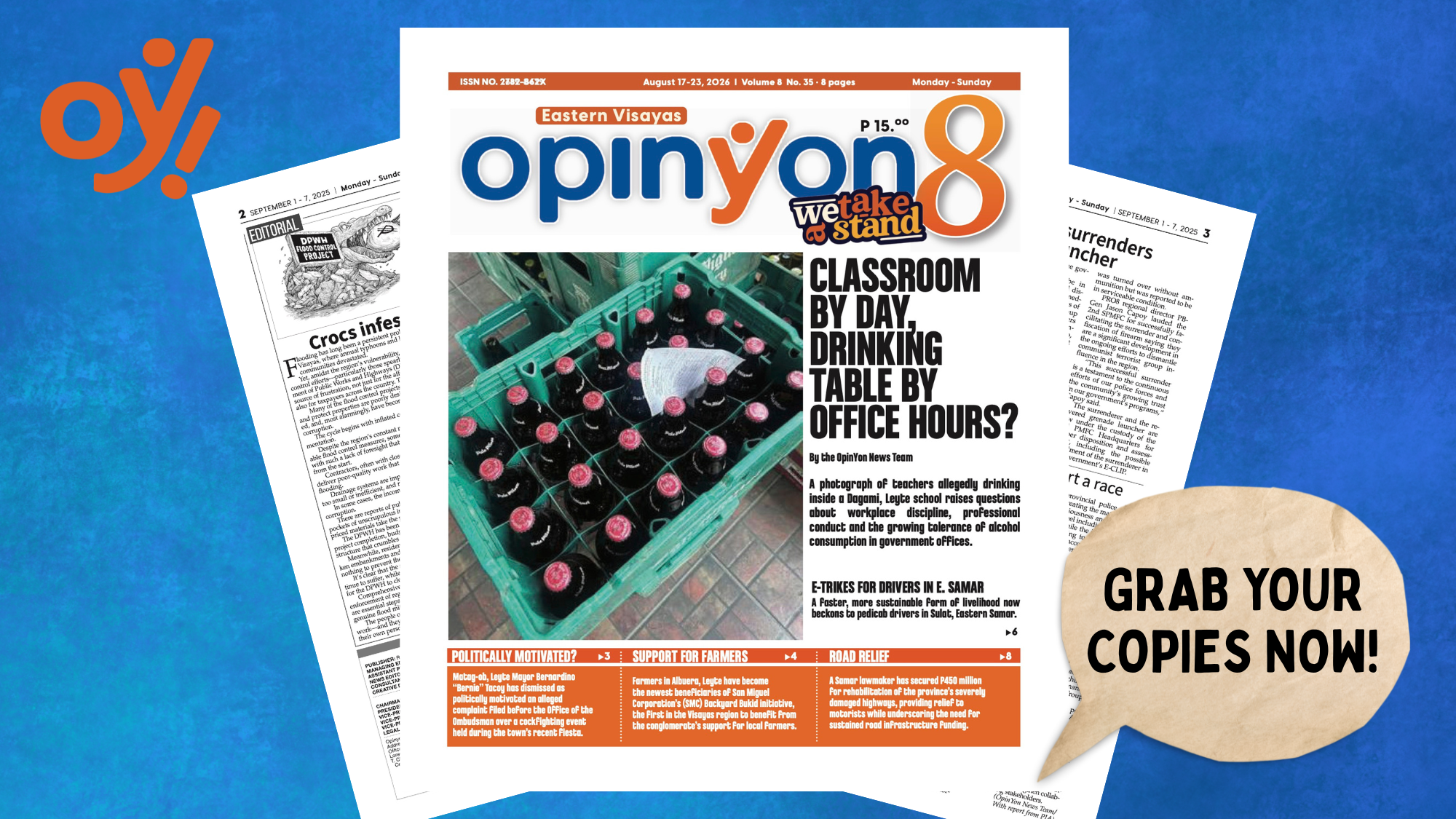 CLASSROOM BY DAY, DRINKING TABLE BY OFFICE HOURS?