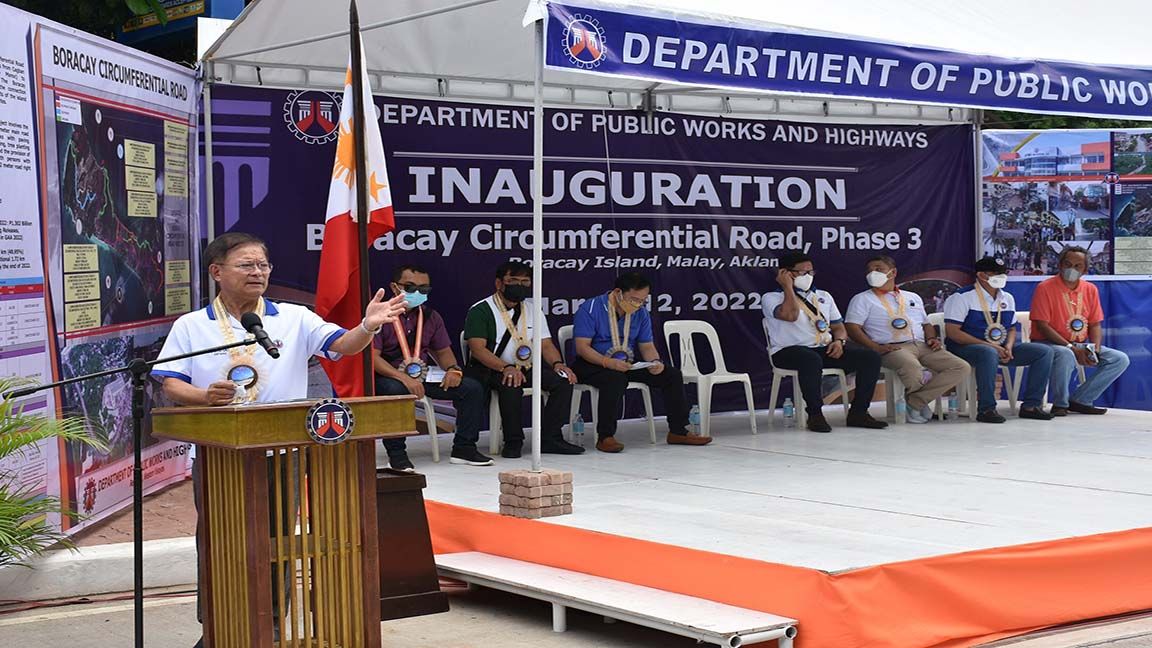Mercado opens Boracay Circumferential Road Phase 3 photo DPWH Mercado opens Boracay Circumferential Road Phase 3 photo DPWH