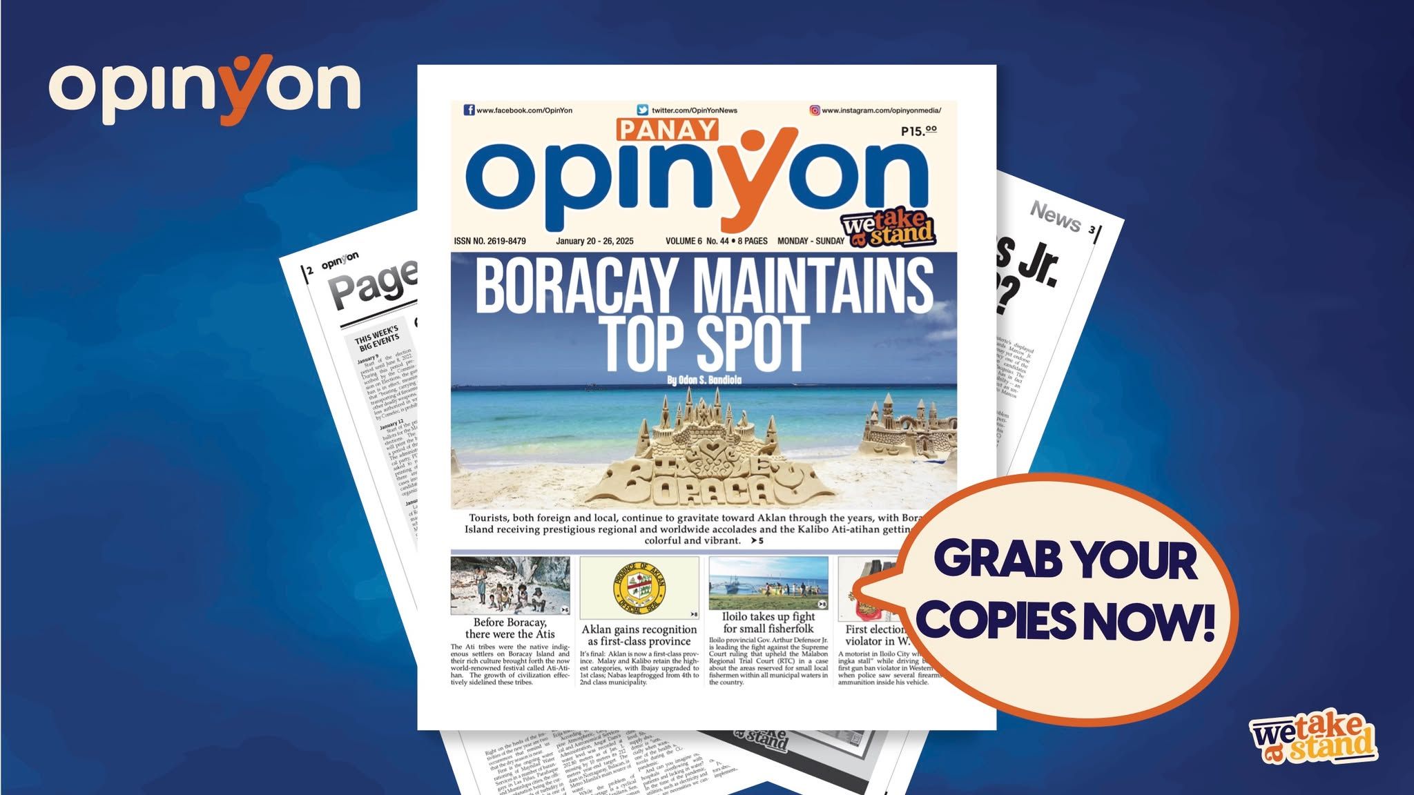 BORACAY maintains top spot