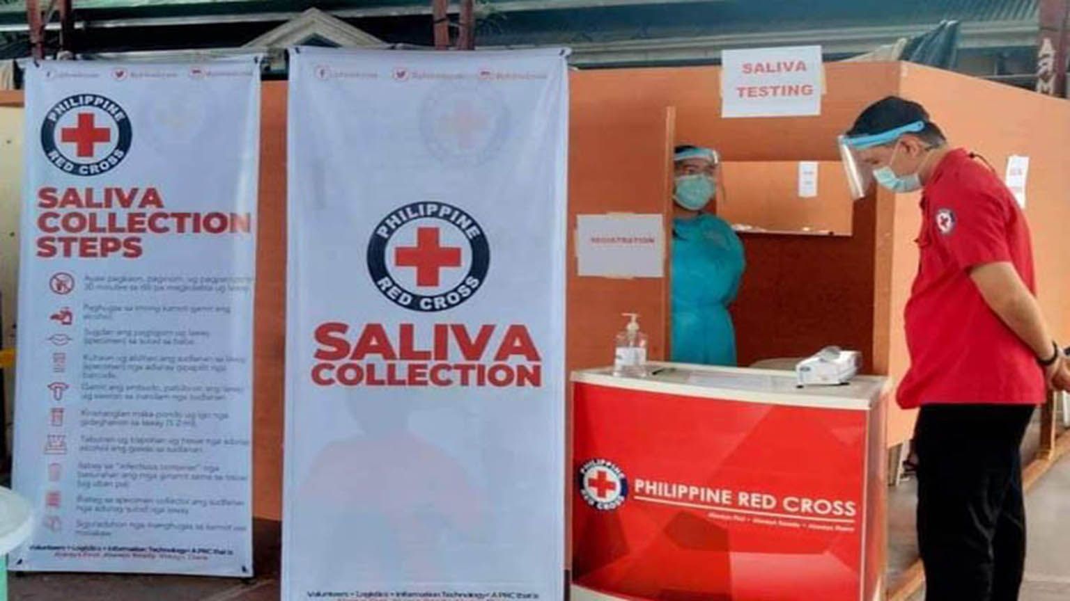 Safer, more convenient; Leyte Red Cross offers Covid- 19 saliva testing