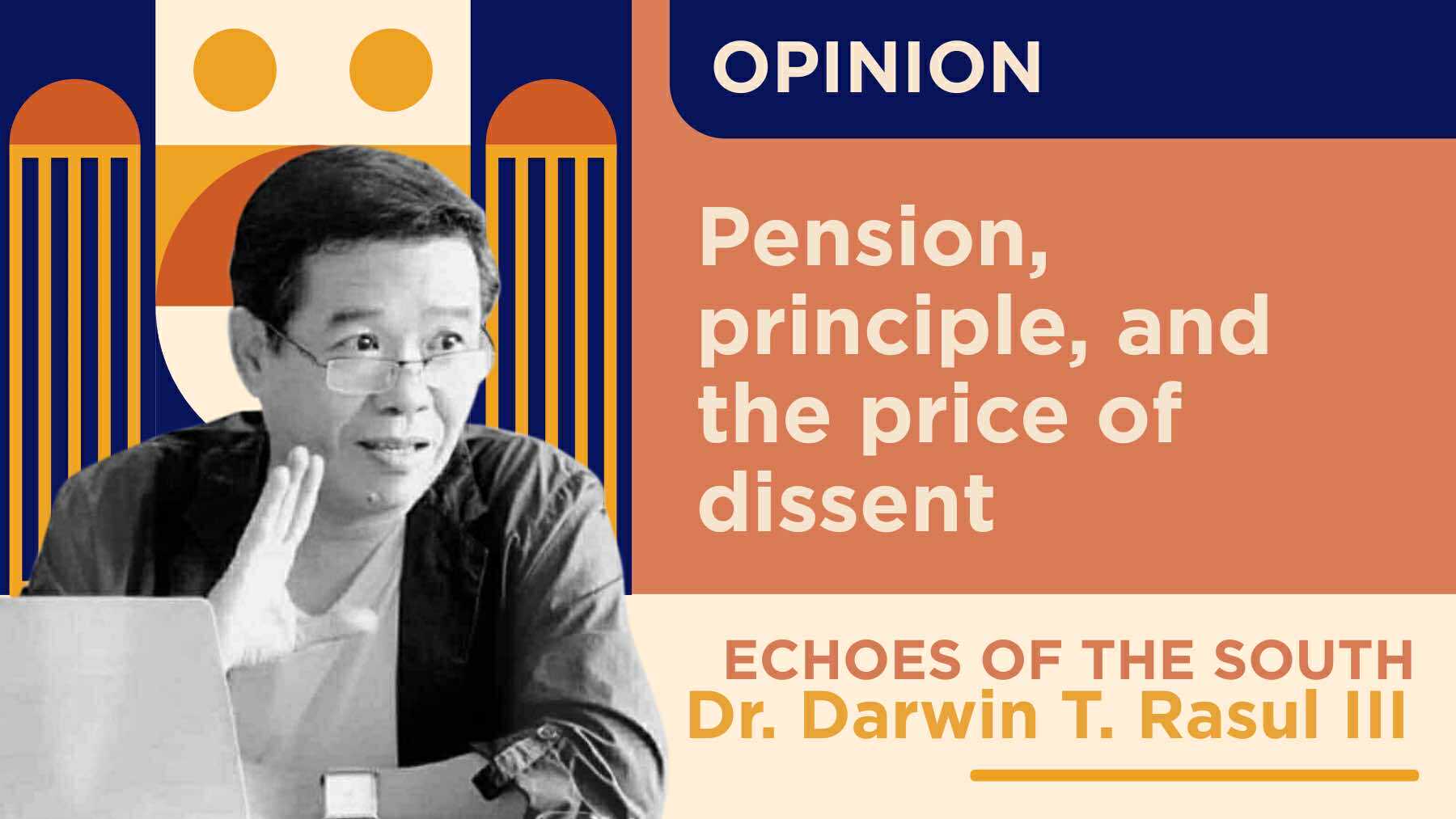Pension, principle, and the price of dissent