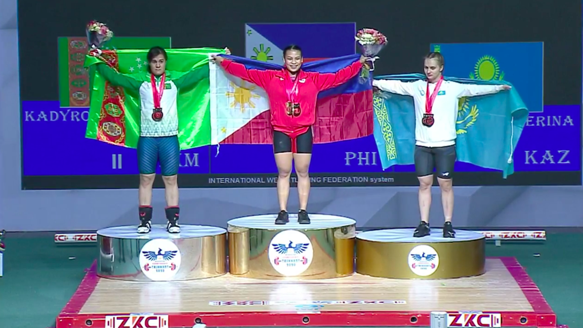 Big shoes to fill Vanessa Sarno takes place of Hidilyn Diaz in World Weightlifting Championships photo Inquirer.net