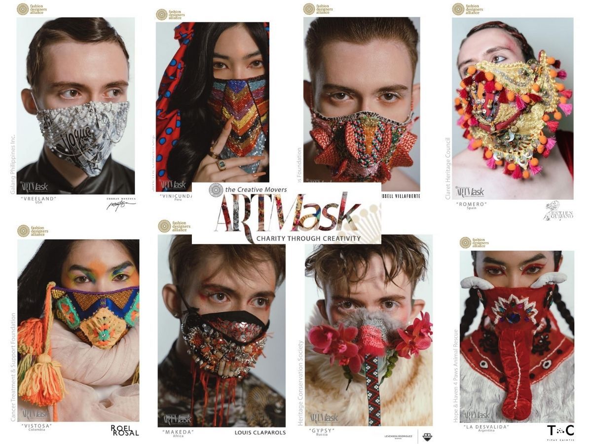 Fashion Designers Alliance’s ArtMask exhibit