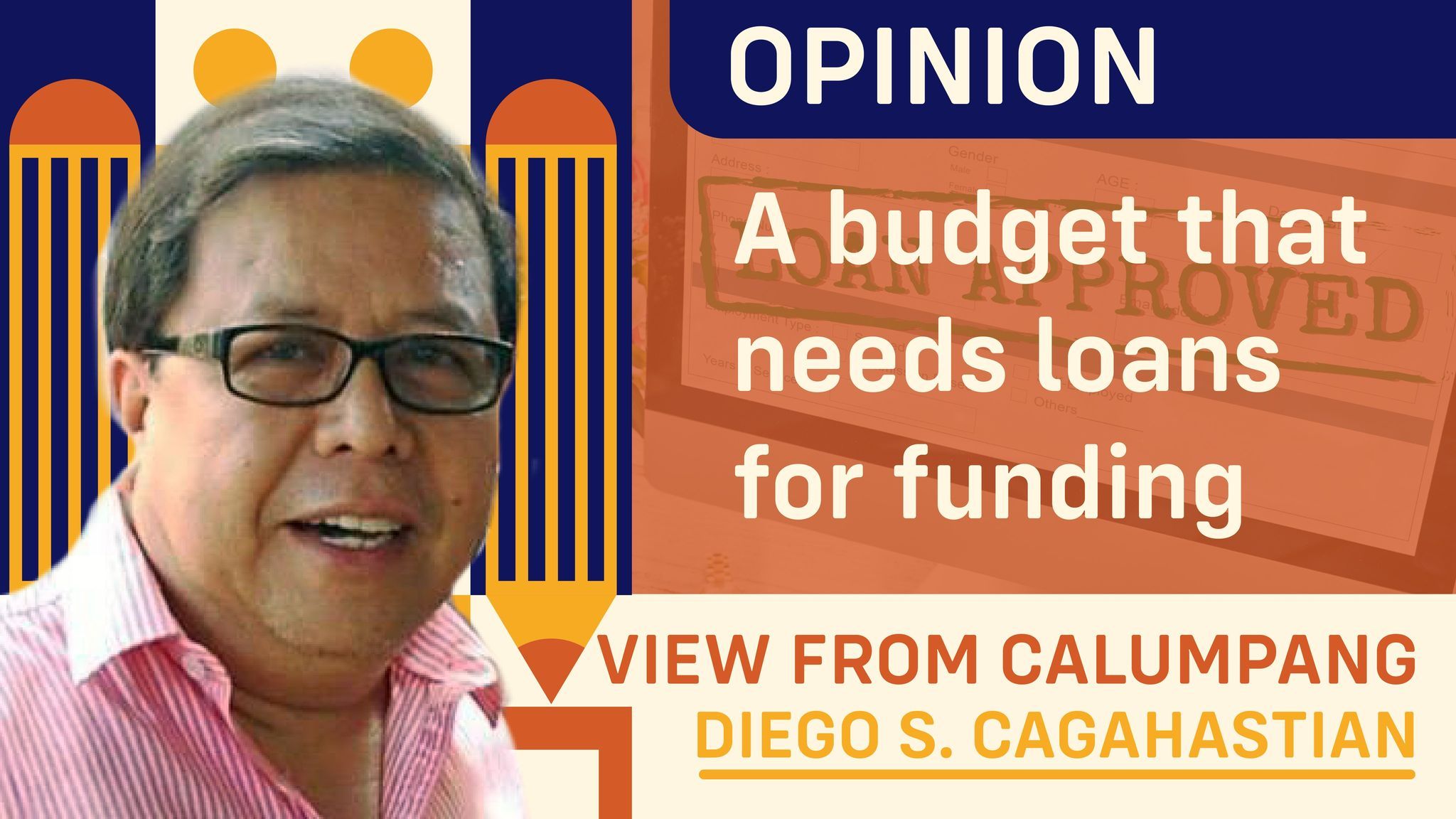 a budget that needs loans for funding