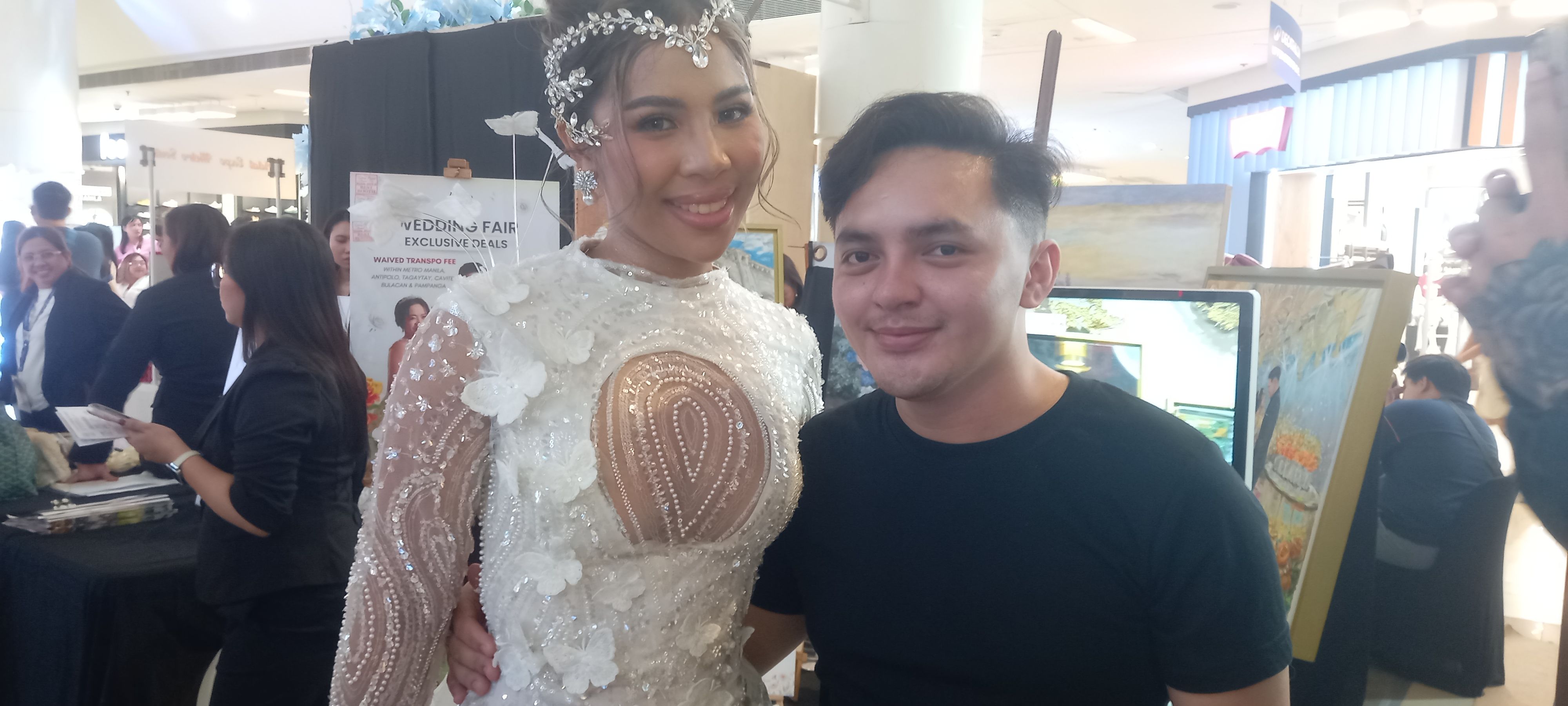 San Pedro City fashion designer goes June bride creativity