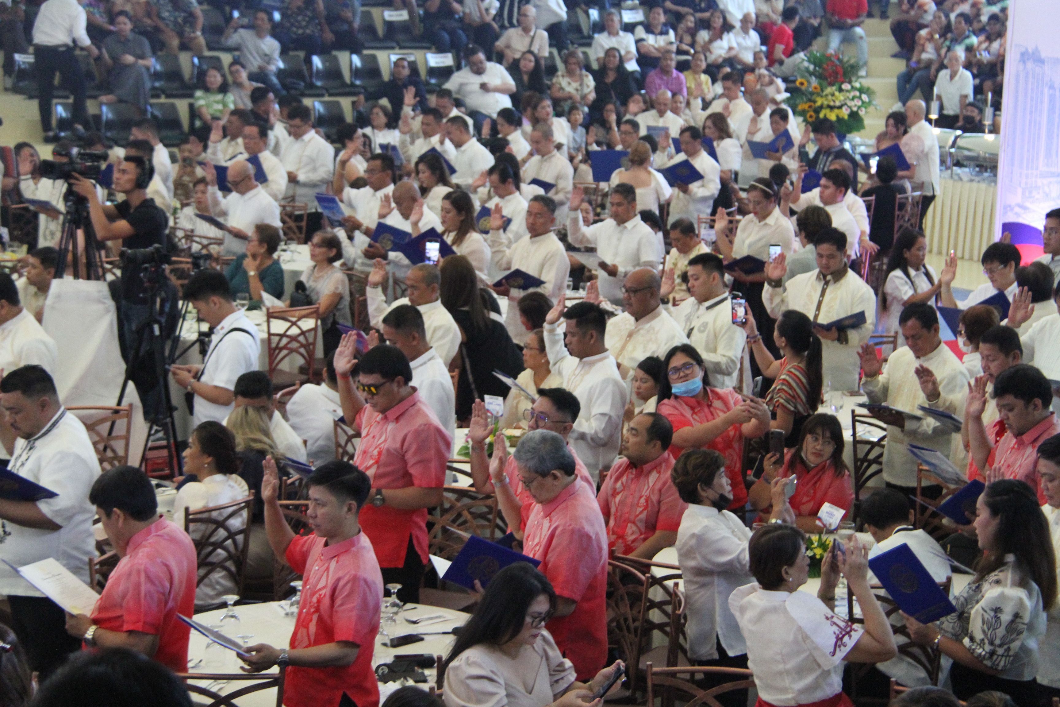 Barangay Officials Oath Taking At Mandaluyong