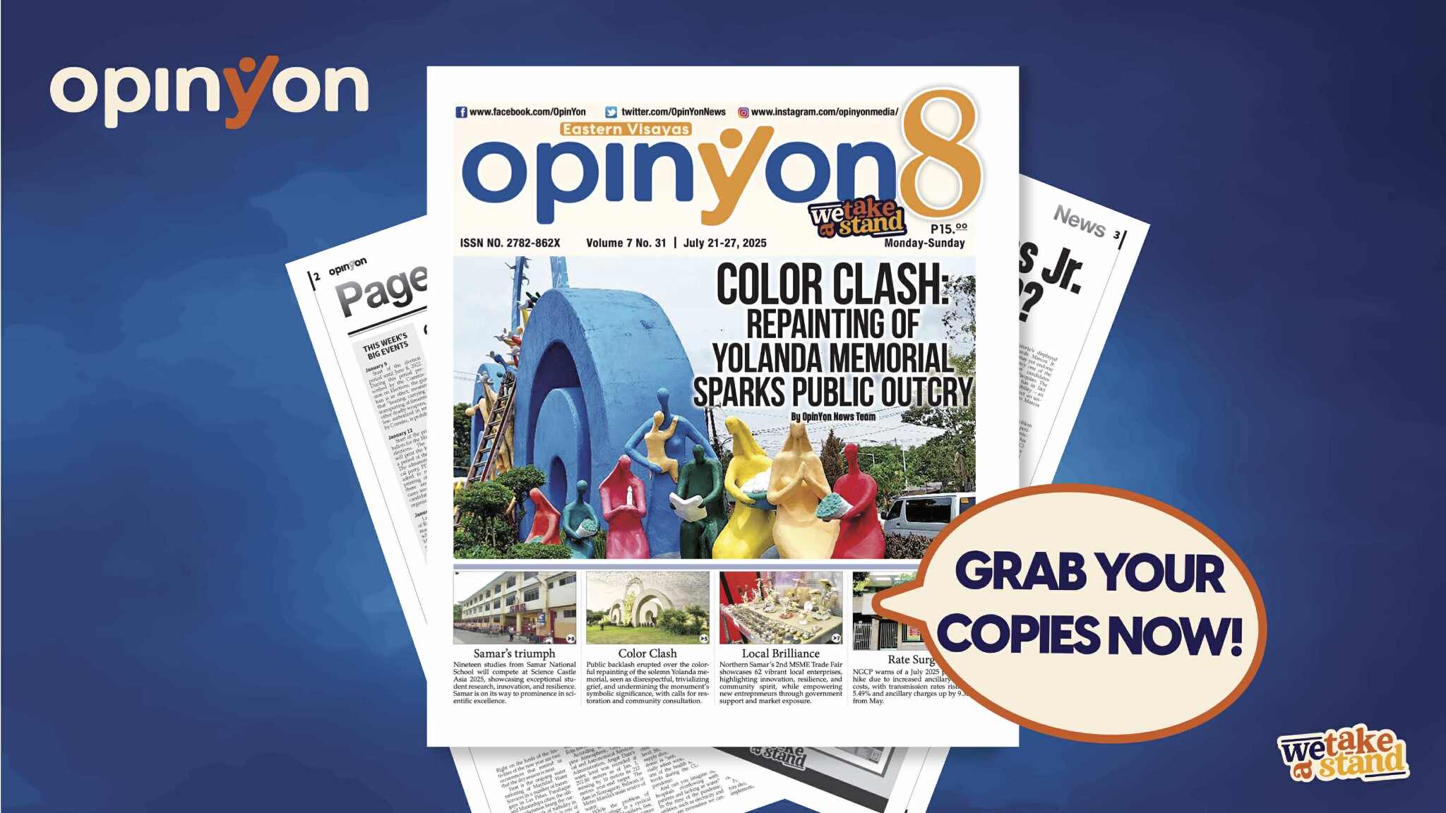Color Clash: Repainting of Yolanda Memorial Sparks Public Outcry OpinYon News Team