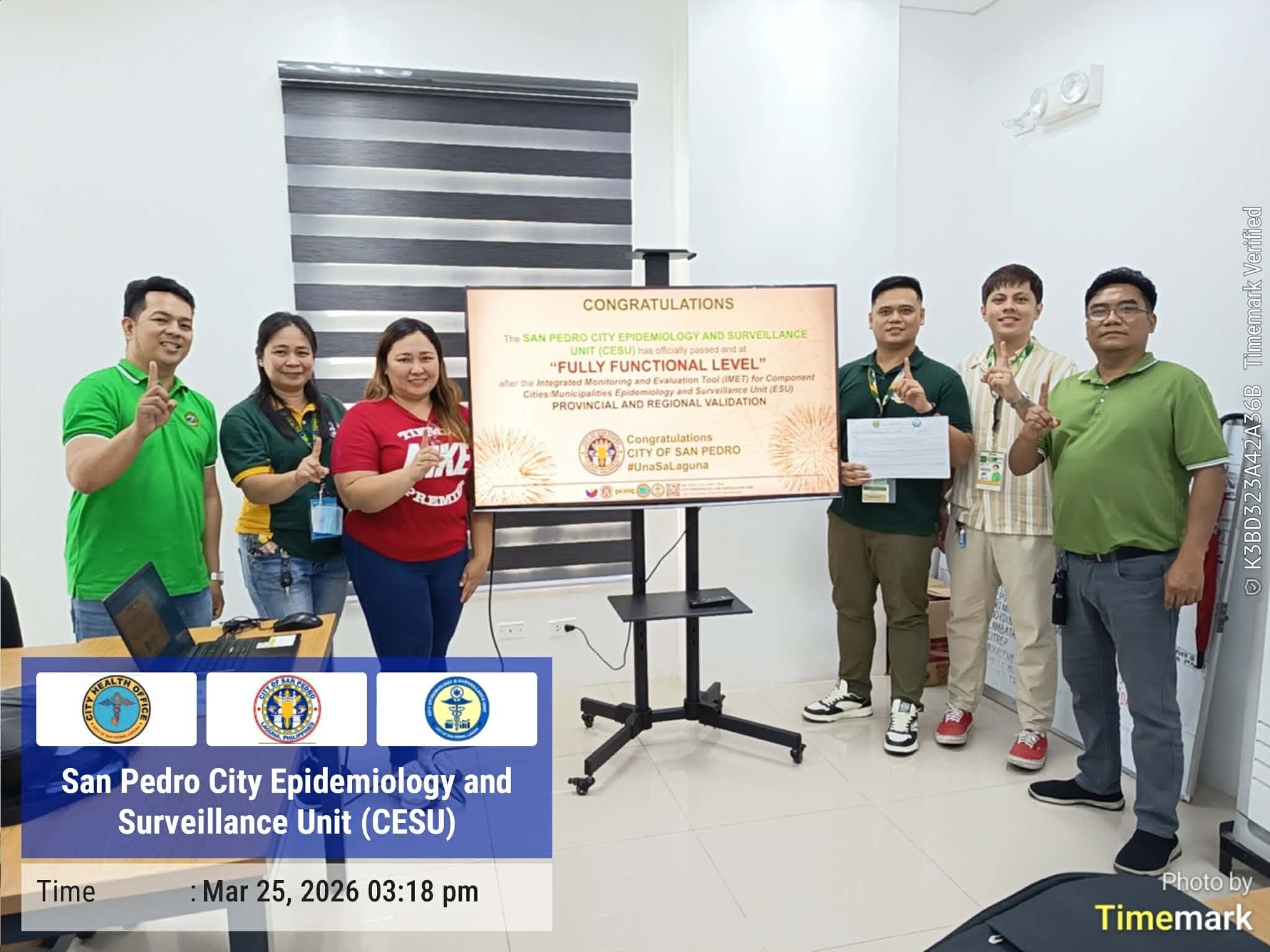 San Pedro CESU achieves fully-functional level status