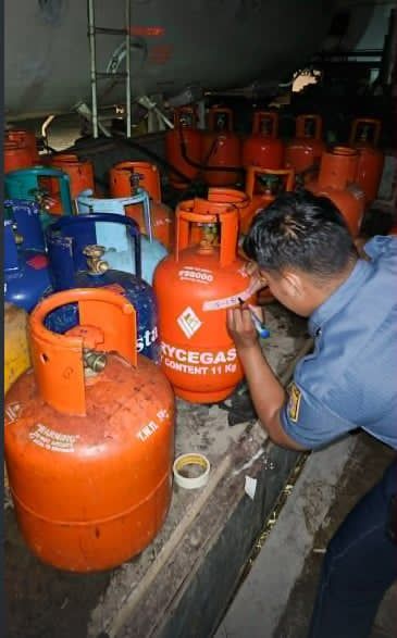 Iligal na refilling ng LPG, bistado