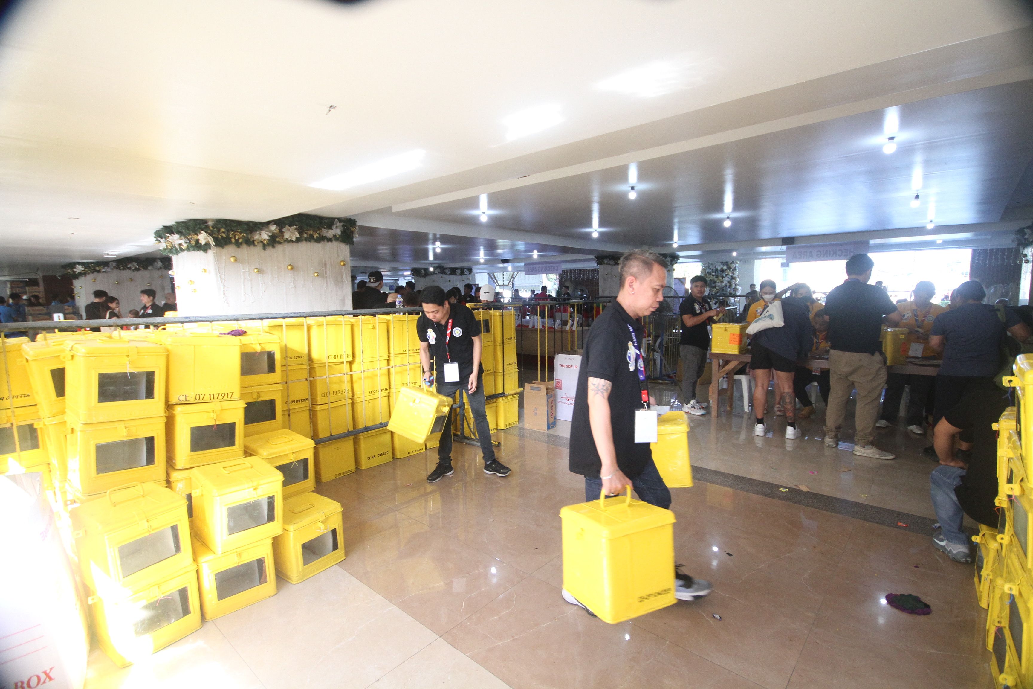 DISTRIBUTION OF BALLOT BOXES