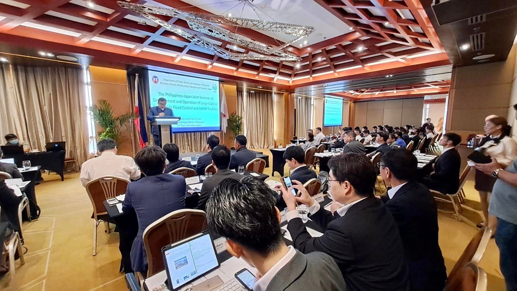 DPWH-MLIT JAPAN HOLD SEMINAR  ON LARGE-SCALE FLOOD CONTROL MANAGEMENT,  WATER RESOURCES FACILITIES 