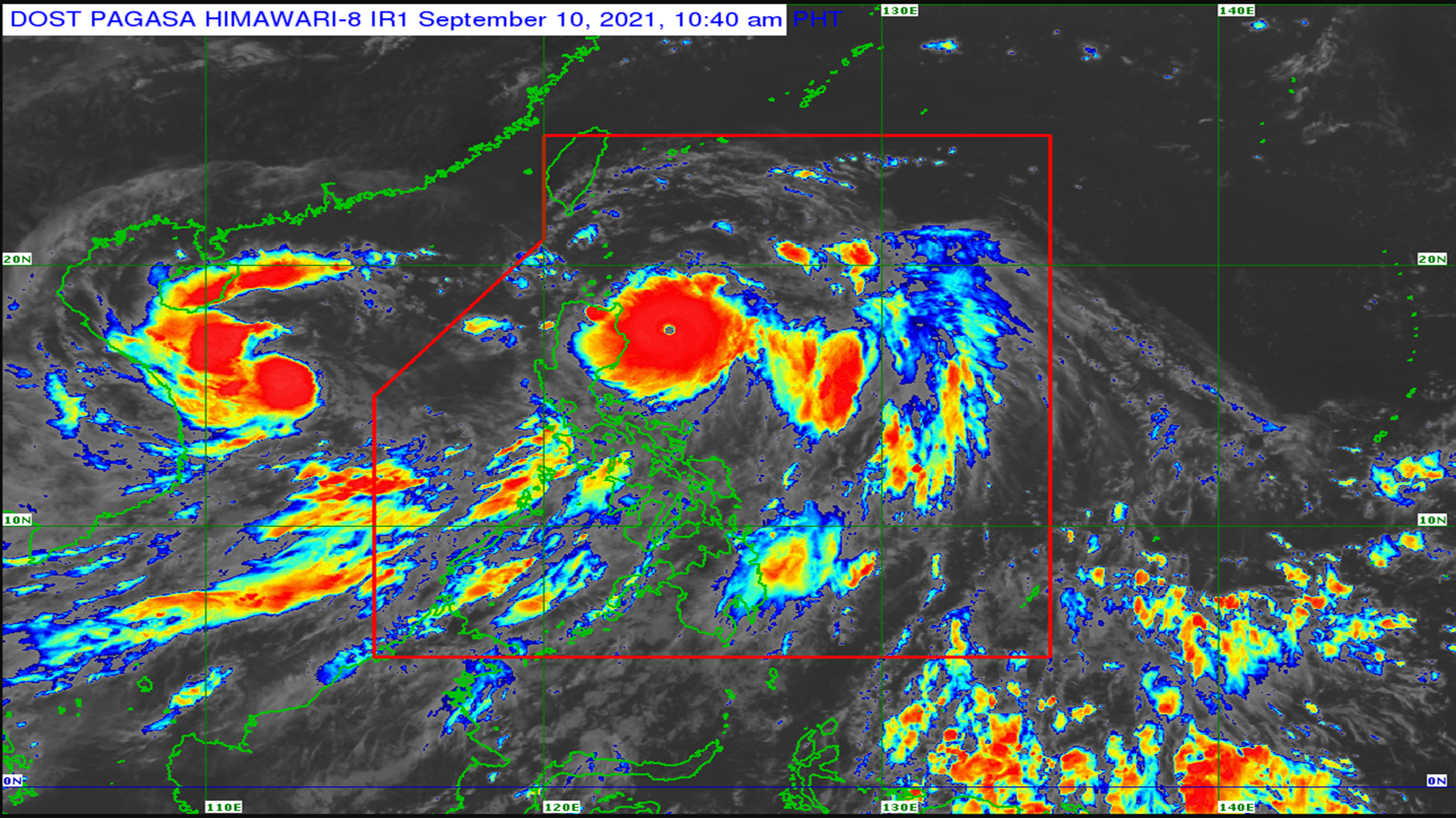 Signal No. 3 up in Northern Luzon areas due to 'Kiko' photo from Dost_Pagasa